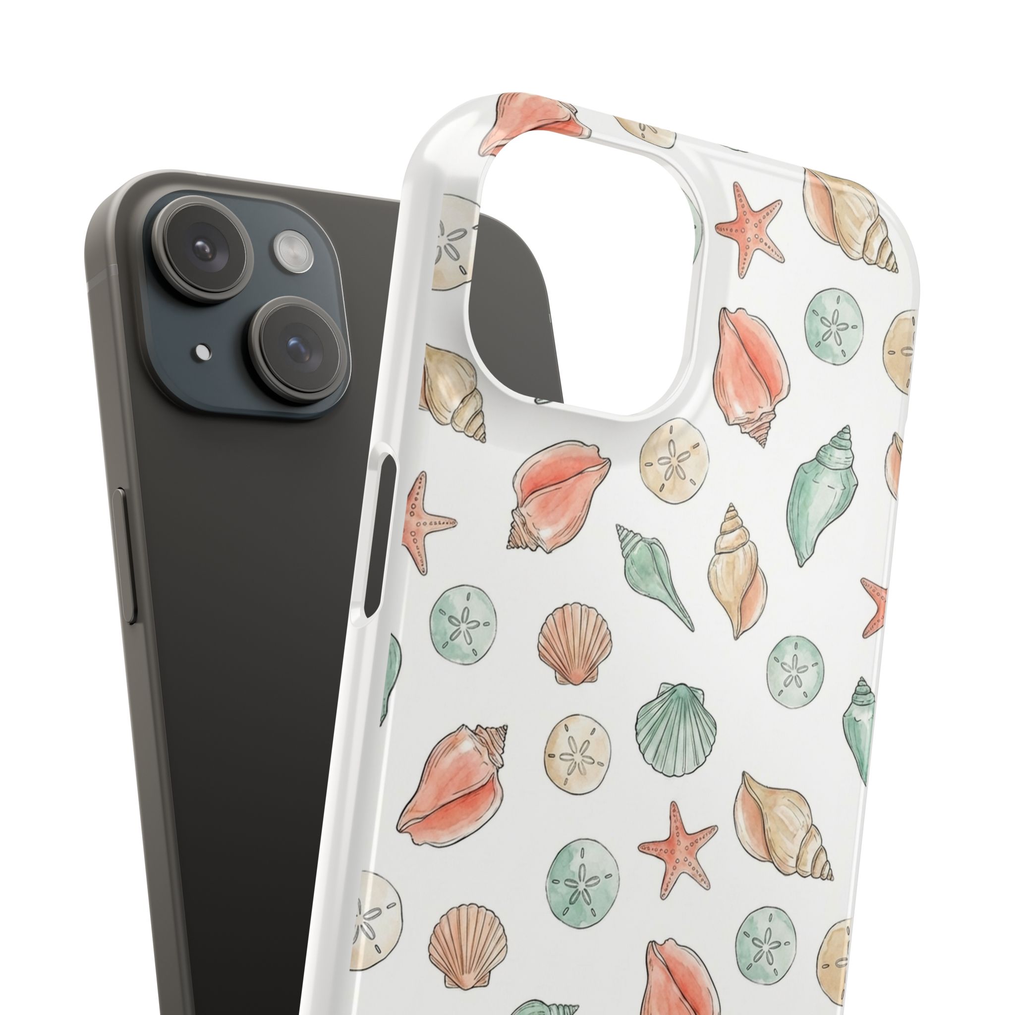 Seaside Sketch Summer Phone Case - Image 20