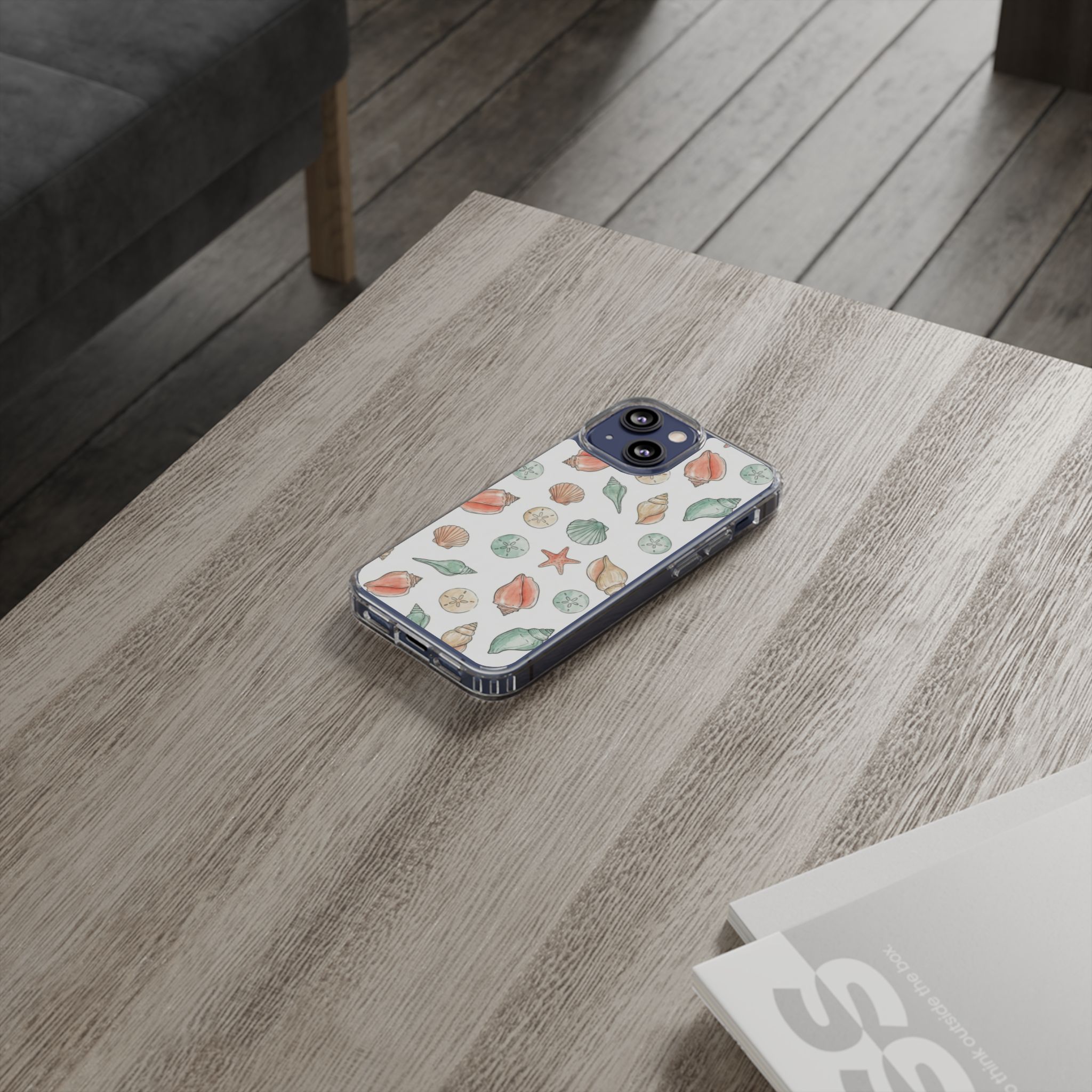 Seaside Sketch Summer Phone Case - Image 5