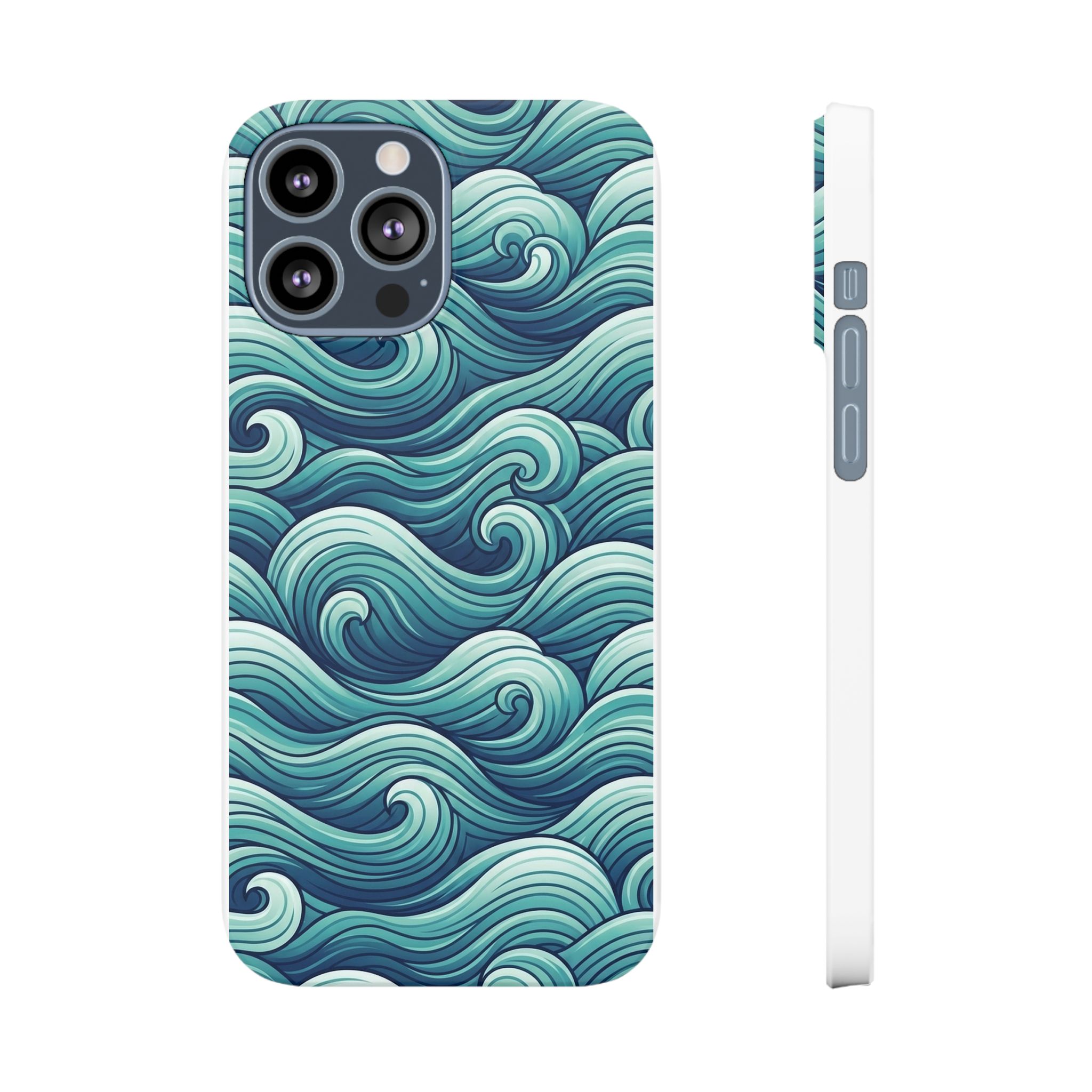 Aqua Flow Summer Phone Case - Image 7