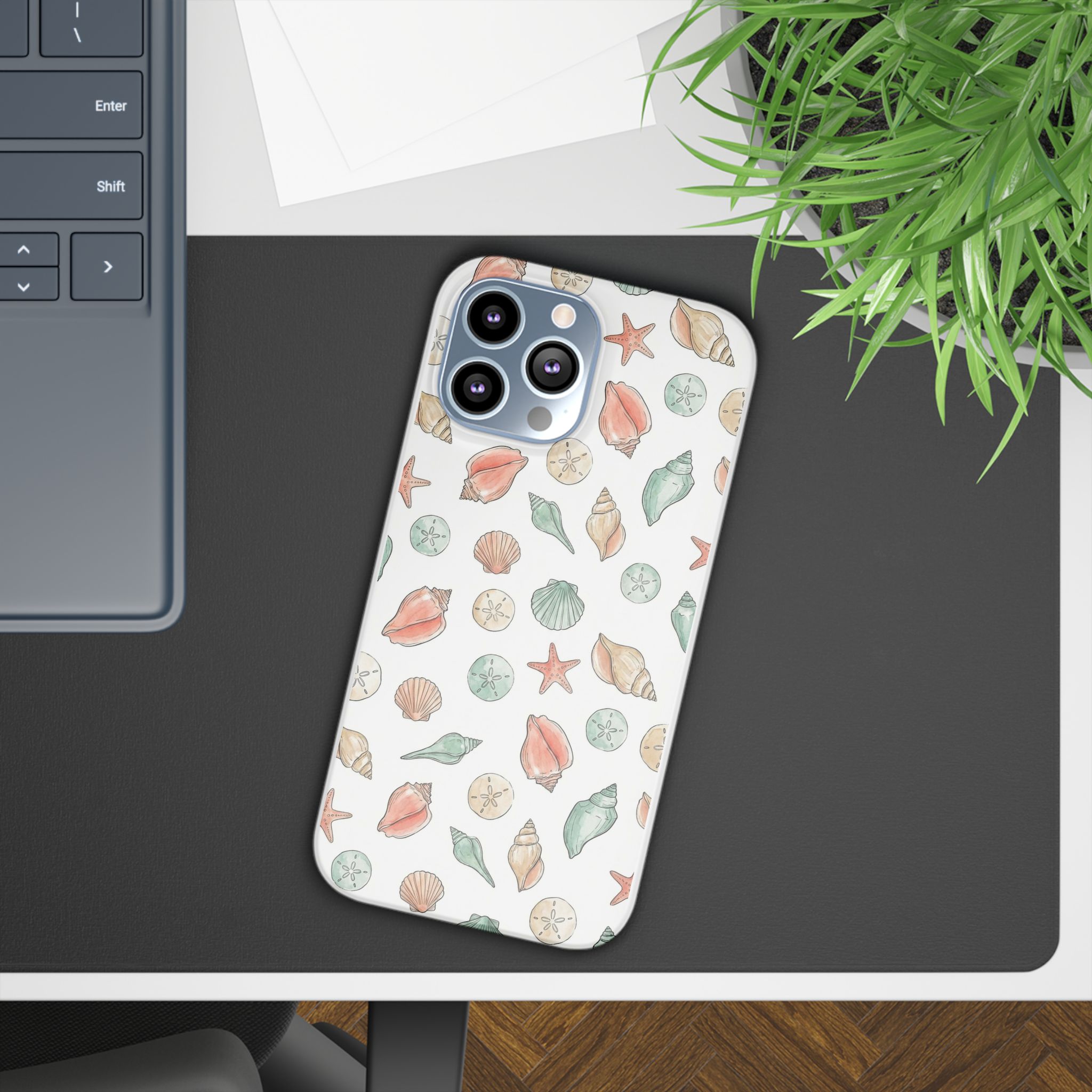 Seaside Sketch Summer Phone Case - Image 8