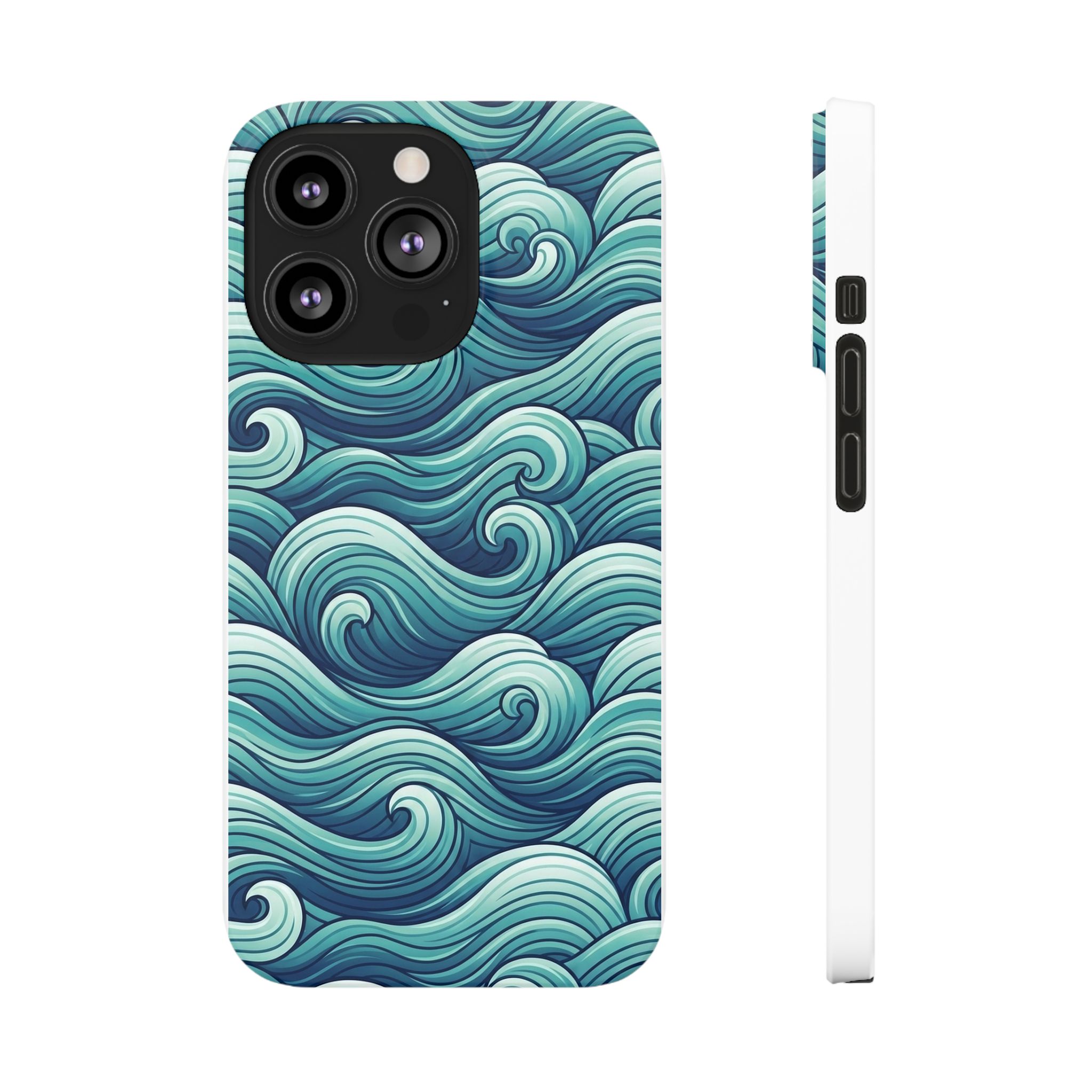 Aqua Flow Summer Phone Case - Image 5