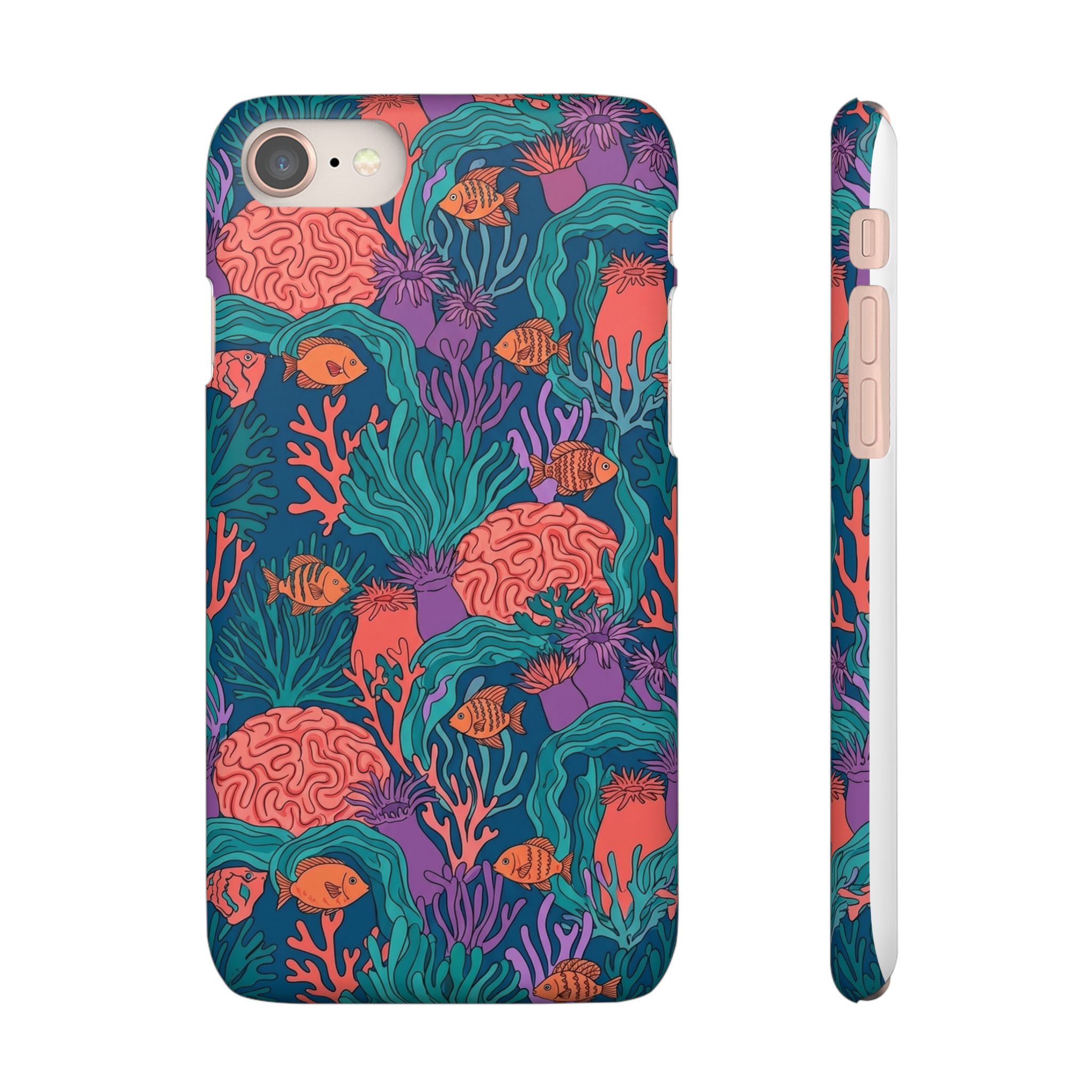 Coral Bloom Summer Phone Case - Image 3