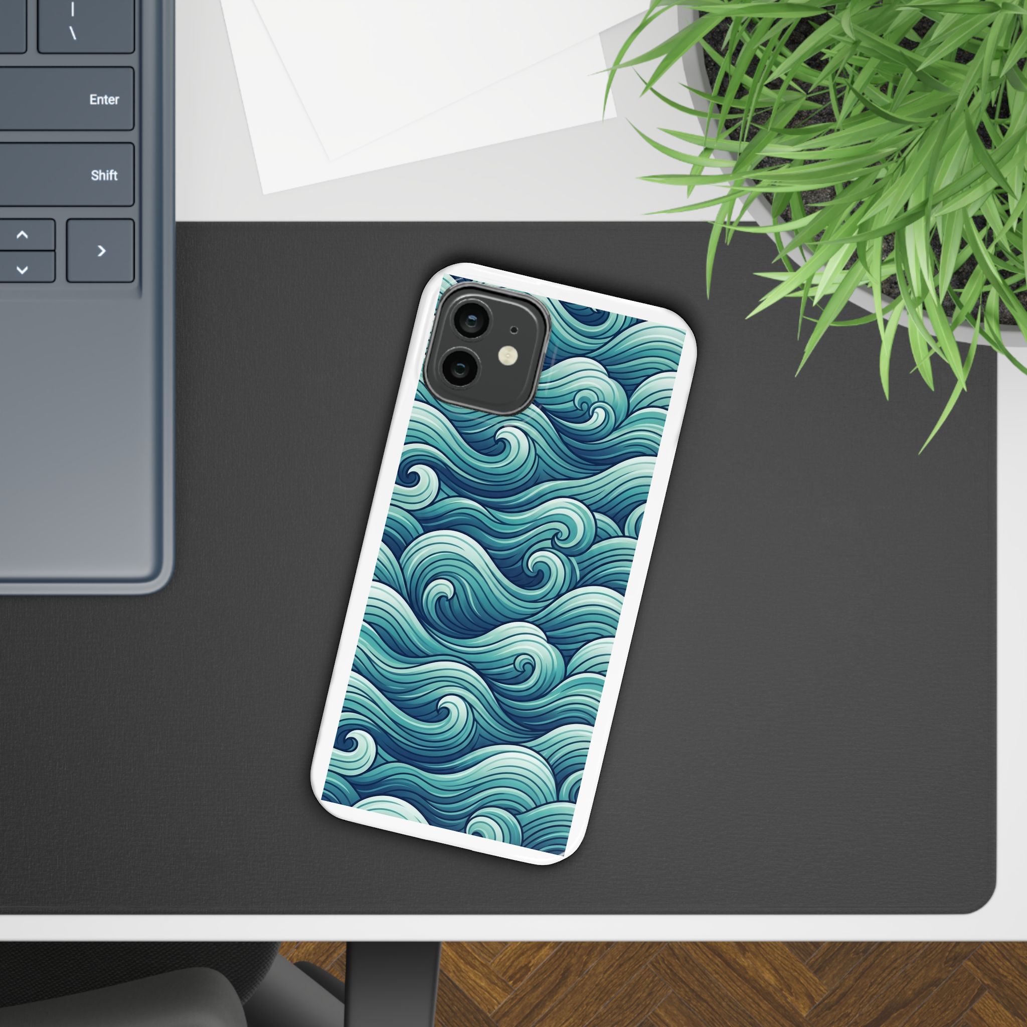 Aqua Flow Summer Phone Case - Image 10
