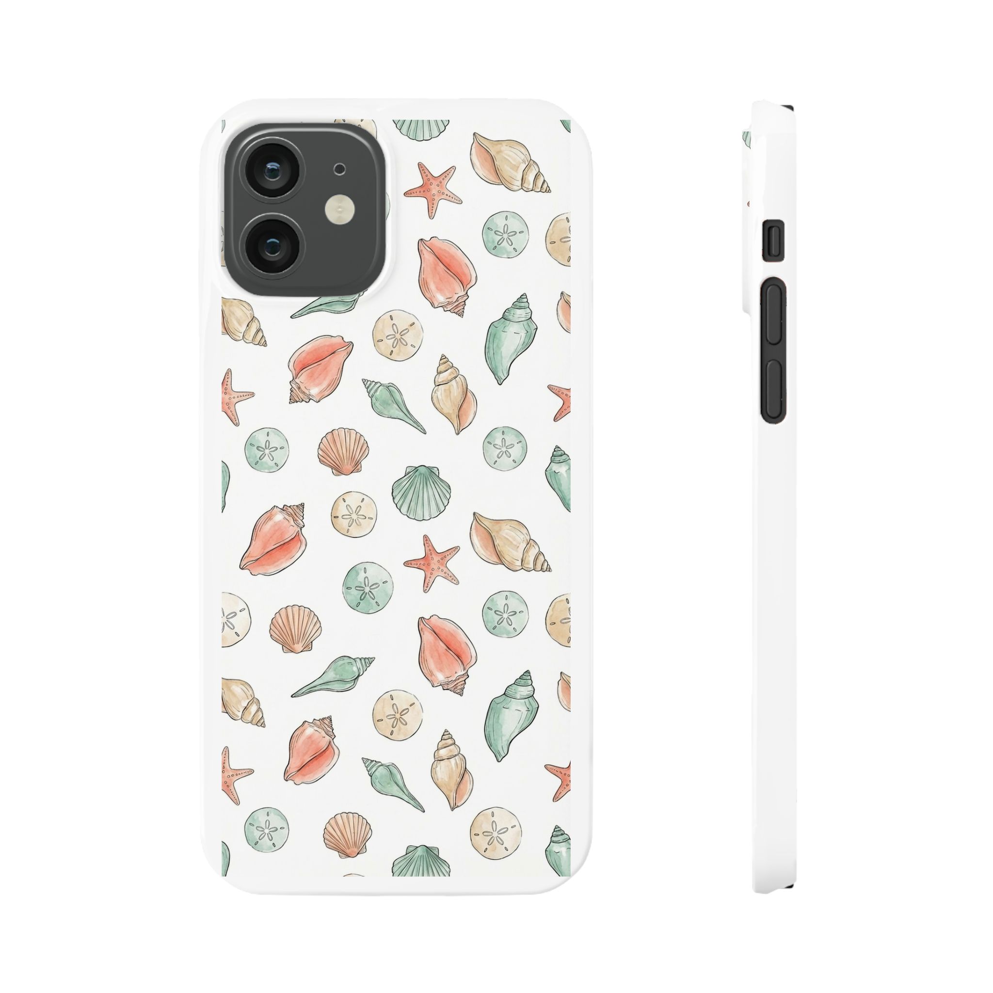 Seaside Sketch Summer Phone Case - Image 9