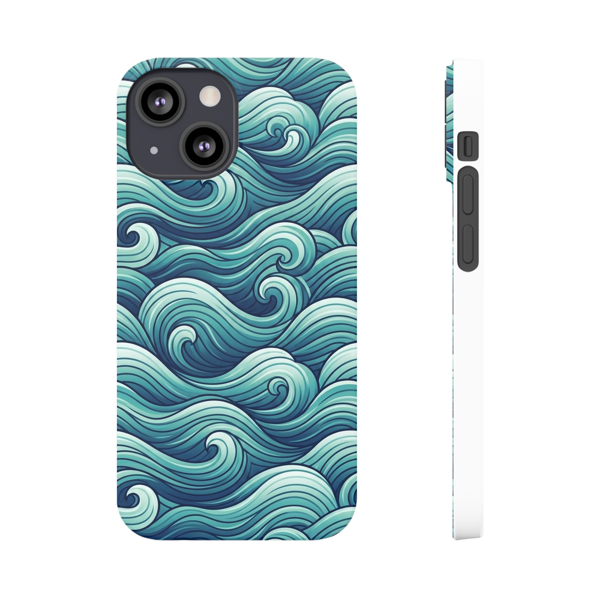 Aqua Flow Summer Phone Case - Image 3