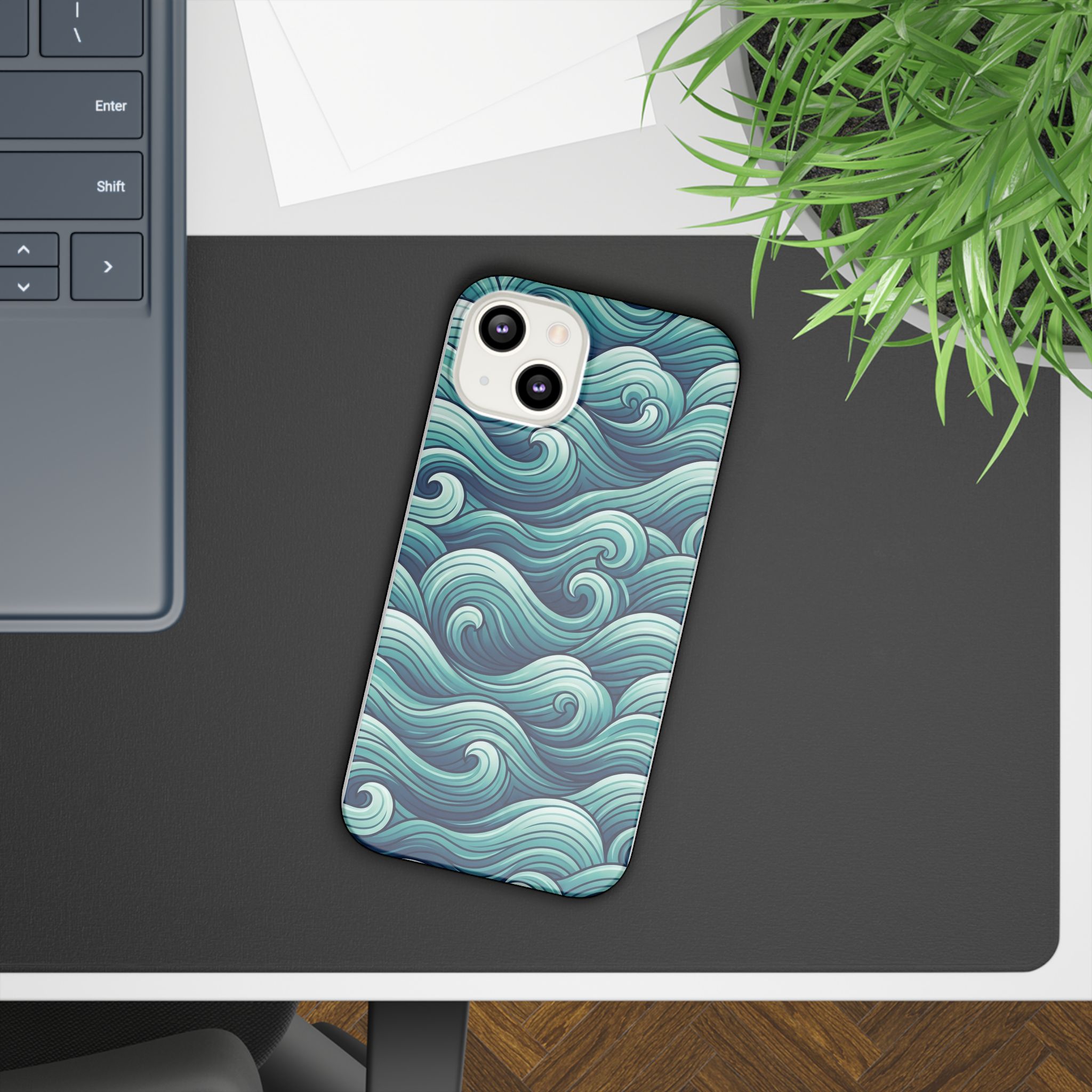 Aqua Flow Summer Phone Case - Image 2