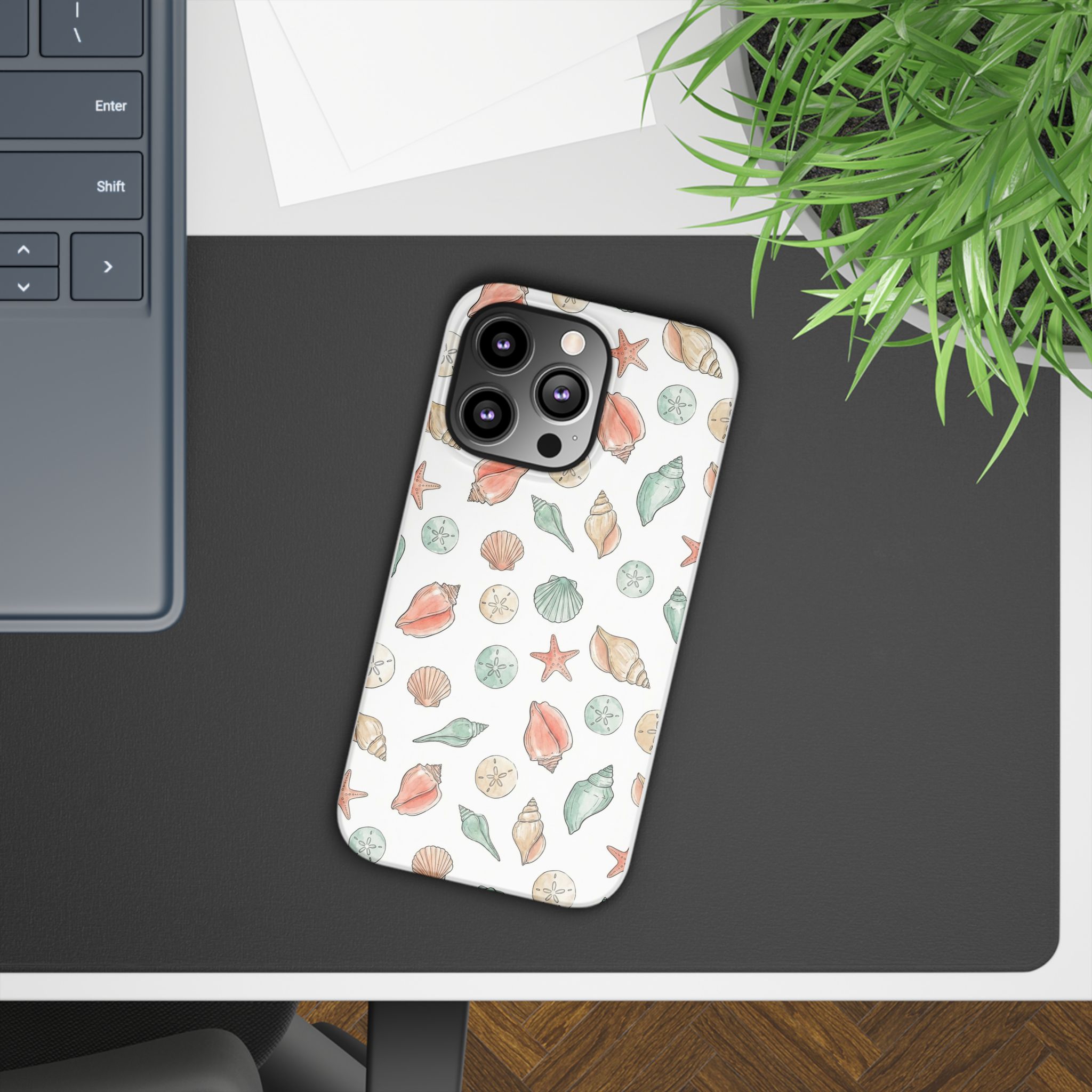 Seaside Sketch Summer Phone Case - Image 6